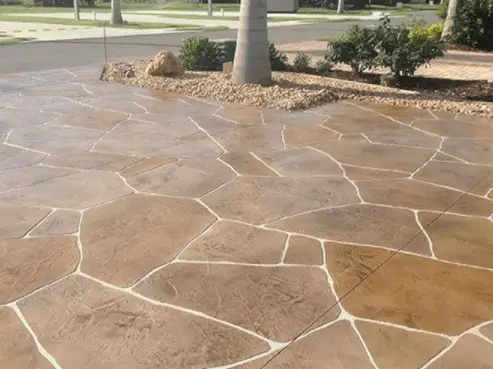 stamped concrete