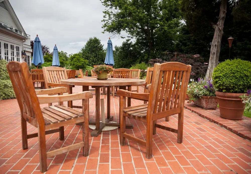 Teak outdoor furniture